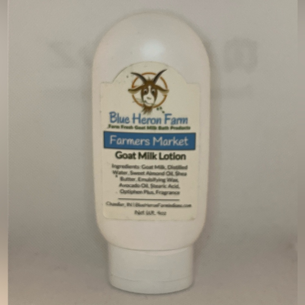 Blue Heron Farm Goat Milk Lotion Farmers Market 4oz